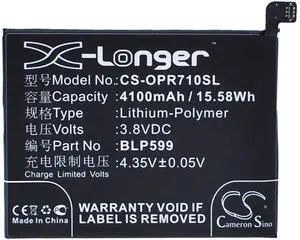Battery for OPPO R7 Plus BLP599 Mobile SmartPhone CS-OPR710SL 3.8v 4100mAh