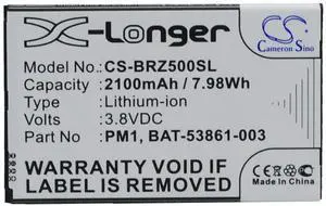 Battery for Blackberry Z5 BAT-53861-003 PM1 Mobile SmartPhone CS-BRZ500SL 3.8v