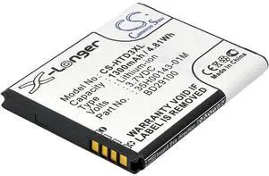 Battery for HTC T-Mobile AT&T 35H00143-01M 35H00154-01M BA S460 S540 BD29100