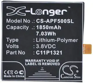 Battery for Asus A68M PadFone E C11P1321 Mobile SmartPhone CS-APF500SL 3.8v