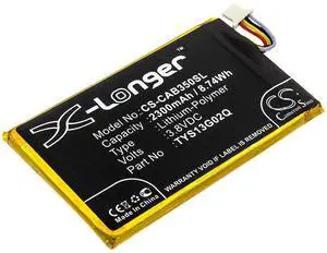 Battery for CAT B35 CATERPILLAR TYS13G02Q Mobile SmartPhone CS-CAB350SL 3.8v