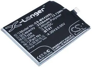 Battery for Meizu M462U MX4 Pro MX4SWDS0 BT41 N0004720 US525972H4 CS-MX430SL