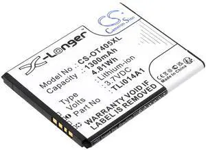Battery for Alcatel T-Mobile Evolve OT-5020T CAB1400002C1 CAB31C00002C1 TLi014A1