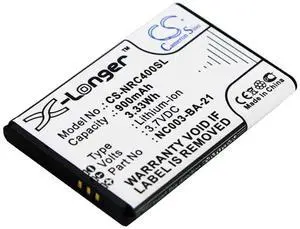Battery for Nolan B4 RCS Kits NC003-BA-21 Helmet Headset CS-NRC400SL Li-ion