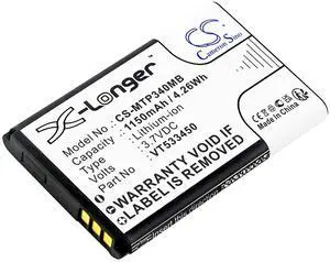 Battery for Motorola Ease 34 35 44 VT533450 BabyPhone CS-MTP340MB X-Longer