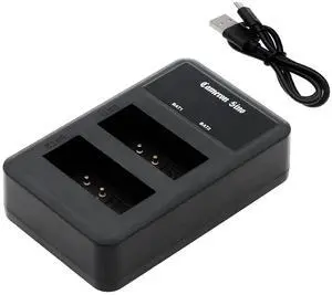 Dual Battery Charger for Canon EOS 1100D Rebel T6 T3 T5 LP-E10 LP-E10C LP-E10E