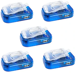 5 Pack Mini Small Universal Battery Charger w/ USB Port 3.7V 200mAh~3000mAh 5 Pack Mini Small Universal Battery Charger w/ USB Port 3.7V 200mAh~3000mAh