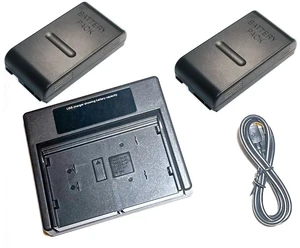 Combo Battery Charger + 2 Batteries for Sony NP-55 NP-33 NP-68 CCD-550 NP-77 Combo Battery Charger + 2 Batteries for Sony NP-55 NP-33 NP-68 CCD-550 NP-77