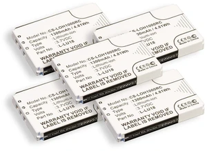 5 Pack Battery for Logitech Harmony Remote 1100 1100i 915 L-LU18 K398 F12440056 5 Pack Battery for Logitech Harmony Remote 1100 1100i 915 L-LU18 K398 F12440056