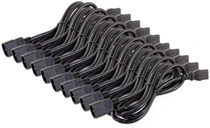 10-pack Power Extension cable 6ft Black C13 Female C14 Male 16AWG 10A 110V-250V 10-pack Power Extension cable 6ft Black C13 Female C14 Male 16AWG 10A 110V-250V