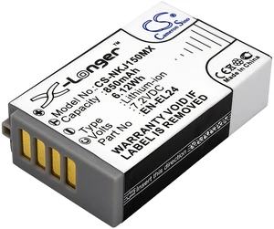 Battery for Nikon 1 J5 EN-EL24 VFB11901 3790 Mirrorless Camera CS-NKJ150MX 850mA Battery for Nikon 1 J5 EN-EL24 VFB11901 3790 Mirrorless Camera CS-NKJ150MX 850mA