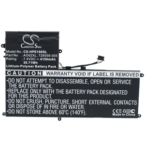 Battery for HP ElitePad 1000 J5N62UT 728250-421 728558-005 HSTNN-IB5Q HSTNN-LB5O Battery for HP ElitePad 1000 J5N62UT 728250-421 728558-005 HSTNN-IB5Q HSTNN-LB5O
