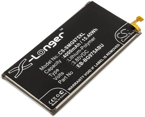 Battery for Samsung EB-BG975ABU Galaxy S10+ S10 Plus SM-G975W SM-G975U SM-G975D Battery for Samsung EB-BG975ABU Galaxy S10+ S10 Plus SM-G975W SM-G975U SM-G975D