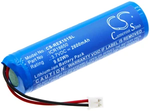 Battery for RESCOMF XD101 ICR18IB650 Ozone Cleaner CS-REX101SL 3.7v Li-ion Battery for RESCOMF XD101 ICR18IB650 Ozone Cleaner CS-REX101SL 3.7v Li-ion