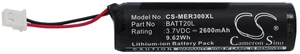 Battery for MIDLAND BATT20L ER200 ER300 DAB Digital CS-MER300XL 3.7v 2600mAh Battery for MIDLAND BATT20L ER200 ER300 DAB Digital CS-MER300XL 3.7v 2600mAh