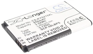 Battery for Kyocera C2150 Coast S2151 Kona S2150 5AAXBT062GEA SCP-50LBPS 950mAh Battery for Kyocera C2150 Coast S2151 Kona S2150 5AAXBT062GEA SCP-50LBPS 950mAh