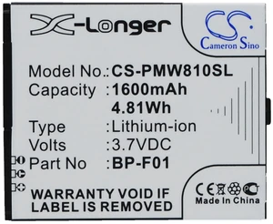 Battery for PHICOMM FWS610 FWS810 BP-F01 Mobile SmartPhone CS-PMW810SL 3.7v Battery for PHICOMM FWS610 FWS810 BP-F01 Mobile SmartPhone CS-PMW810SL 3.7v