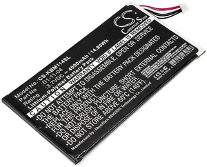 Battery for Kobo K080-KDN-B Vox D1-11-04 E-book E-reader CS-KBM114SL 4000mAh Battery for Kobo K080-KDN-B Vox D1-11-04 E-book E-reader CS-KBM114SL 4000mAh