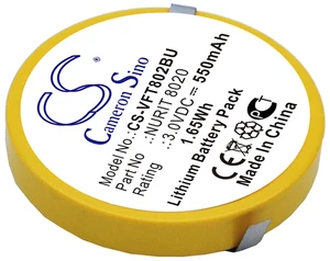 CMOS Battery for VeriFone 802B-WW-M05 NURIT 8020 CS-VFT802BU 3.0v 550mAh 1.65Wh CMOS Battery for VeriFone 802B-WW-M05 NURIT 8020 CS-VFT802BU 3.0v 550mAh 1.65Wh