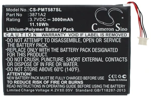 Battery for Prestigio Multipad 7.0 Ultra Duo PMT5877C 3871A2 Tablet CS-PMT587SL Battery for Prestigio Multipad 7.0 Ultra Duo PMT5877C 3871A2 Tablet CS-PMT587SL