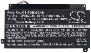 Battery for Toshiba CB30-B Satellite Fusion 15 P50W-C P000619700 PA5208U-1BRS Battery for Toshiba CB30-B Satellite Fusion 15 P50W-C P000619700 PA5208U-1BRS