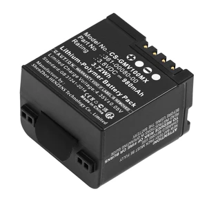 Battery for Garmin Virb X Compact VIRB XE 010-12256-01 361-00080-00 CS-GMV100MX Battery for Garmin Virb X Compact VIRB XE 010-12256-01 361-00080-00 CS-GMV100MX
