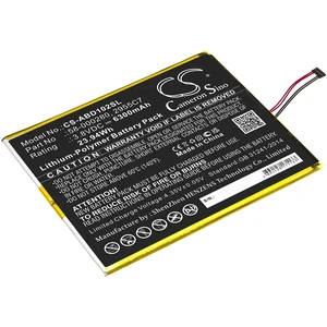 Battery for Amazon Kindle Fire HD 10.1 9th M2V3R5 2955C7 58-000280 CS-ABD102SL Battery for Amazon Kindle Fire HD 10.1 9th M2V3R5 2955C7 58-000280 CS-ABD102SL