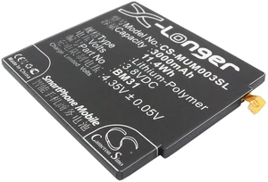 Battery for Xiaomi 3 M3 Mi3 BM31 Mobile SmartPhone CS-MUM003SL 3.8v 3000mAh Battery for Xiaomi 3 M3 Mi3 BM31 Mobile SmartPhone CS-MUM003SL 3.8v 3000mAh