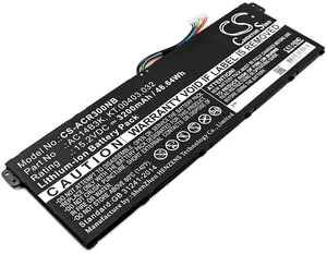 Battery for Acer Aspire R3 R5 ES15 TravelMate B117 TMP238 AC14B3K KT.00403.032
