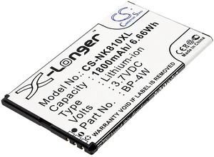Battery for Nokia Lumia 810 822 BP-4W Mobile SmartPhone CS-NK810XL 3.7v X-Longer Battery for Nokia Lumia 810 822 BP-4W Mobile SmartPhone CS-NK810XL 3.7v X-Longer