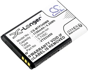 Battery for Motorola Ease 34 35 44 VT533450 BabyPhone CS-MTP340MB X-Longer Battery for Motorola Ease 34 35 44 VT533450 BabyPhone CS-MTP340MB X-Longer
