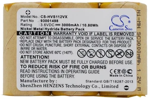 Vacuum Battery for Hoover 93001498 S1120 Hand Held Wet/Dry HandVac 3.6V 3000mAh Vacuum Battery for Hoover 93001498 S1120 Hand Held Wet/Dry HandVac 3.6V 3000mAh