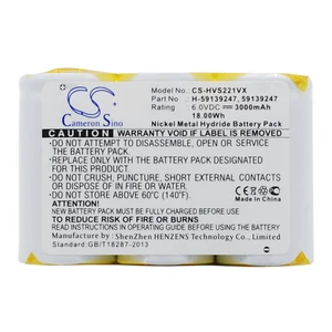 Vacuum Battery for Hoover 59139247 H-59139247 S2211 S2211-100 CS-HVS221VX 3000mA Vacuum Battery for Hoover 59139247 H-59139247 S2211 S2211-100 CS-HVS221VX 3000mA