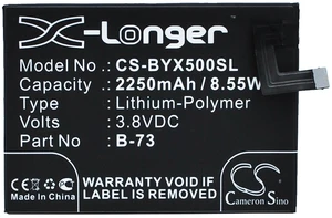 Battery for BBK VIVO X5 4G X5L X5V Y5 Y5L B-73 Mobile SmartPhone CS-BYX500SL Battery for BBK VIVO X5 4G X5L X5V Y5 Y5L B-73 Mobile SmartPhone CS-BYX500SL