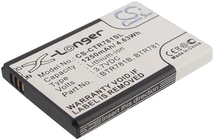 Battery for Casio C781 GzOne Ravine 2 BTR781 BTR781B SmartPhone CS-CTR781SL Battery for Casio C781 GzOne Ravine 2 BTR781 BTR781B SmartPhone CS-CTR781SL