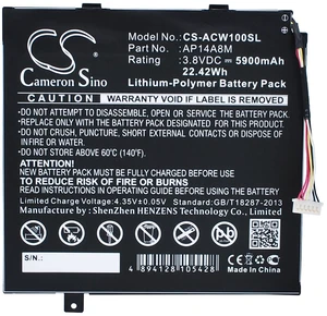 Battery for Acer Aspire Switch Iconia Tab 10 11V AP14A4M AP14A8M KT.0020G.004 Battery for Acer Aspire Switch Iconia Tab 10 11V AP14A4M AP14A8M KT.0020G.004