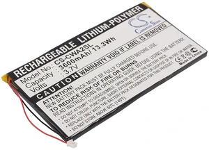 Battery for Cowon PMP A2 20GB 30GB A3 60GB 80GB CS-CWA2SL Media Player 3600mAh Battery for Cowon PMP A2 20GB 30GB A3 60GB 80GB CS-CWA2SL Media Player 3600mAh