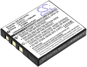 Battery for Creative Vado Pocket HD Video Cam VF0570 CAS101 CS-CRT101SL 750mAh Battery for Creative Vado Pocket HD Video Cam VF0570 CAS101 CS-CRT101SL 750mAh