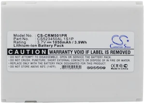 Battery for CriticalResponse M1501 REH-1501 CS523450AL 1S1P Pager CS-CRM501PR