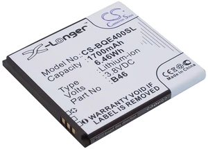 Battery for BQ 1700 Aquaris E4 B46 Mobile SmartPhone CS-BQE400SL X-Longer Battery for BQ 1700 Aquaris E4 B46 Mobile SmartPhone CS-BQE400SL X-Longer