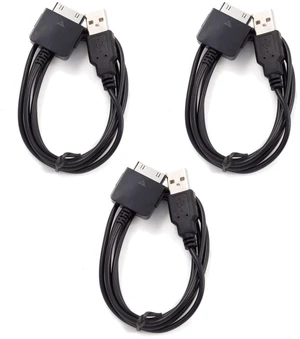 3-Pack - Replacement Zune HD Sync Cable for Microsoft MP3 Media Player USB 4GB 8GB 16GB 30GB 80GB 120GB 3-Pack - Replacement Zune HD Sync Cable for Microsoft MP3 Media Player USB 4GB 8GB 16GB 30GB 80GB 120GB