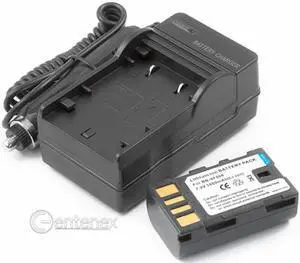 Battery + Charger Combo for JVC BN-VF808 GZ-MS120 GZ-HD7 GZ-HD7US GZ-HM200 GZ-MG330 GZ-MG630 GZHD