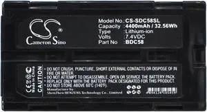 Battery for Sokkia BDC-58 BDC-70 BLI-SRX1 Total Stations CX-101 CX-103 SRX3X