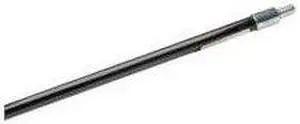 CARRAND 93069 60" Handle, 1 in Dia, Black, Steel