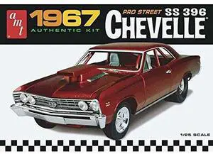 AMT 1967 Chevy Chevelle Pro Street 1/25 Scale Plastic Model Kit AMT 1967 Chevy Chevelle Pro Street 1/25 Scale Plastic Model Kit