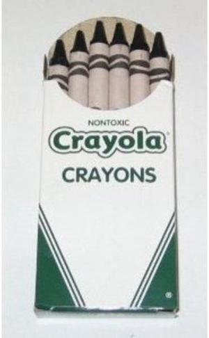 Crayola Regular Crayon Single Color Refill Pack of 12 - Gray 52-0836-052