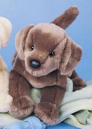 Coco Chocolate Lab 16" by Douglas Cuddle Toys Coco Chocolate Lab 16" by Douglas Cuddle Toys