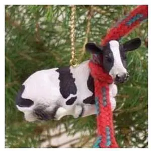 Holstein Cow Christmas Ornament CW79 Holstein Cow Christmas Ornament CW79