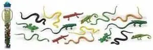 Plastic Miniatures In Toobs-Reptiles