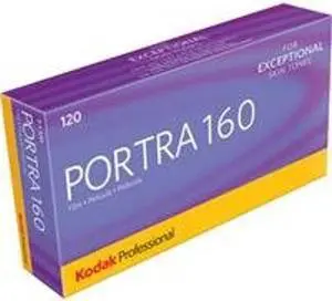 Kodak Portra 160 Color Negative Film, ISO 160, Size 120, Pack of 5